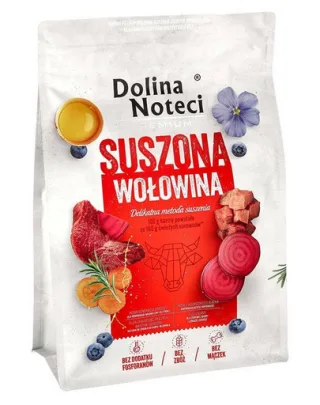 DOLINA NOTECI Premium cu vită hrană uscată câini 3 kg
