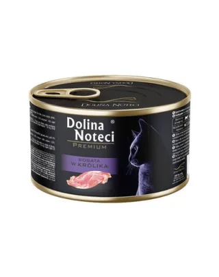 DOLINA NOTECI Premium Bogata în iepure hrană umedă pisici adulte 185 g