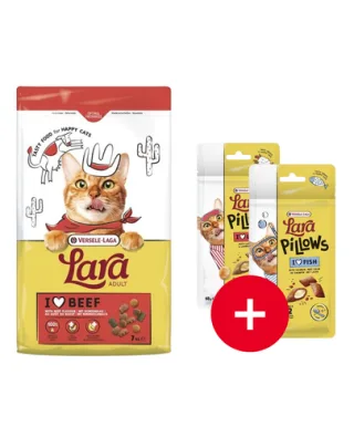 VERSELE-LAGA Lara Adult Beef 7 kg cu vită + 2 recompense GRATIS