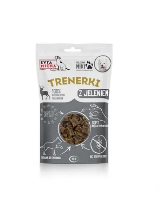 SYTA MICHA gustări pentru dresaj câini 80g cu cerb