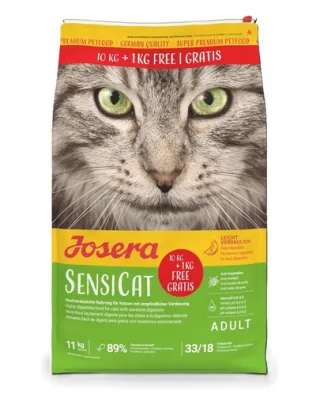 JOSERA SensiCat hrană pisici sensibile 10 kg + 1kg gratis
