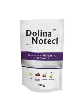 DOLINA NOTECI Premium Hrana umeda caine, cu Iepure si Merisoare 500 g