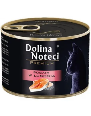 DOLINA NOTECI Premium Bogată în somon hrană pisici adulte 185 g