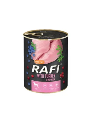 DOLINA NOTECI RAFI hrană umedă pentru câini, curcan 800 g