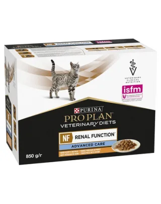 PURINA PRO PLAN Veterinary Diet Feline Advanced Care cu pui 10x85 g hrană veterinară pisici