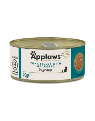 APPLAWS Cat Adult Tuna with Mackerel in Gravy 70 g