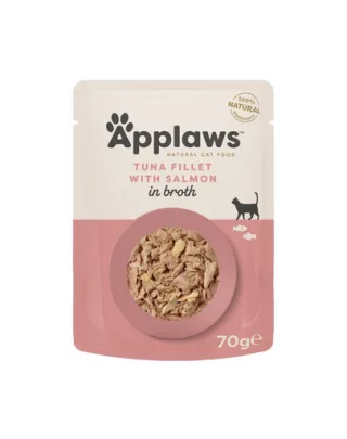 APPLAWS Cat Adult Pouch Ton cu somon în bulion 70 g