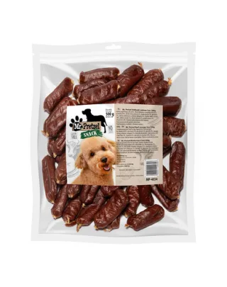 MR. PRETZEL Cârnați din vită gustare pentru câini 500 g