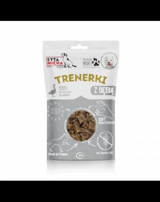 SYTA MICHA Recompense pentru dresaj cu gâscă pentru câini 80 g.