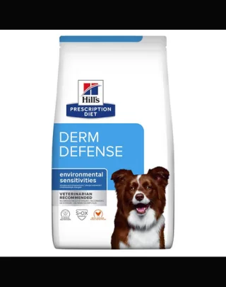 HILL'S Prescription Diet Canine Derm Defense pentru caini cu alergii 24 kg (2x12 kg)