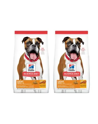 HILL'S Science Plan Adult Light Medium breed hrana caini adulti, cu pui 28 kg (2x14 kg)