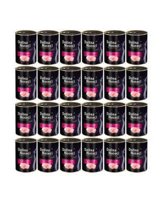 DOLINA NOTECI Premium Junior Set conserve hrana umeda pisoi, cu curcan 24 x 400 g