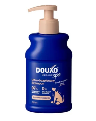 DOUXO Skin &amp; Coat Spa Shed Control Shampoo 250ml șampon împotriva năpârlirii excesive câini