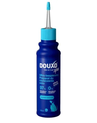 DOUXO Skin &amp; Coat Spa Ear Cleaner 120ml soluție curățare urechi câini și pisici