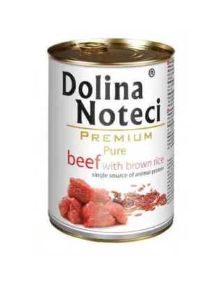 DOLINA NOTECI Premium Pure cu vită și orez brun 800g