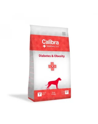 CALIBRA Veterinary Diet Dog Diabetes Obesity 2 kg dietă uscată pentru câini