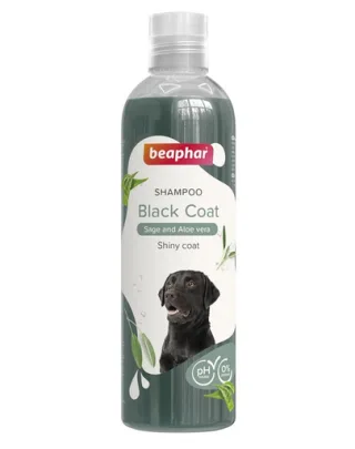 BEAPHAR Shampoo Black Coat 250 ml șampon pentru câini cu blană neagră și foarte închisă