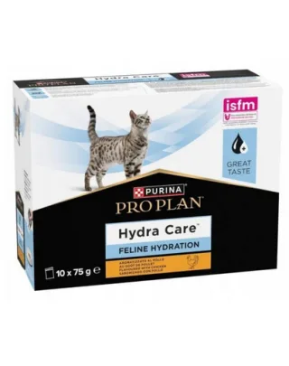 PURINA PRO PLAN Hydra Care hidratare pisici 10x75 g cu pui hrană complementară lichidă