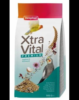 BEAPHAR XtraVital Large Parakeet 500 g hrană pentru papagalii mari