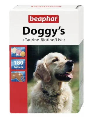 BEAPHAR Doggy`S mix 180 buc tablete vitaminizate pentru câini