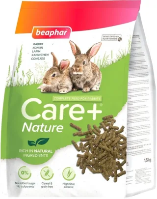 BEAPHAR Care+ Nature Rabbit 1,5 kg hrană pentru iepuri
