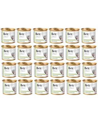 BRIT Veterinary Diet Diabetes Lamb&amp;Pea pentru pisici cu diabet 24x200 g hrana dietetica