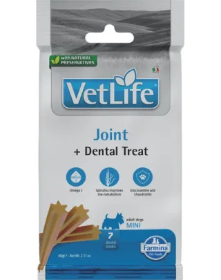 FARMINA Vet Life Dental Treat Joint Mini 60 g recompensa dentara caini de rase mici