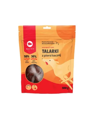 MACED Recompense pentru caini, felii de rata 500 g