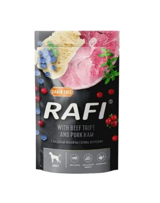 DOLINA NOTECI Rafi mancare umeda caini, stomac vita si sunca 500 g