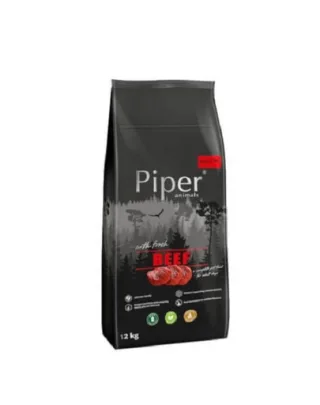 PIPER hrană uscată pentru câini cu carne de vită 12 kg