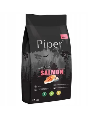 PIPER Hrana pentru caini cu somon 12 kg