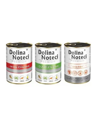 DOLINA NOTECI Premium Mix arome pentru caini SET 400 g x 20 buc.