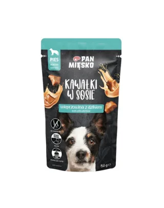 PAN MIĘSKO porc și mistreț hrană umedă câini 150 g în sos