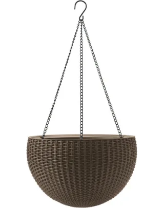 CURVER Ghiveci suspendat pentru flori Rattan Style