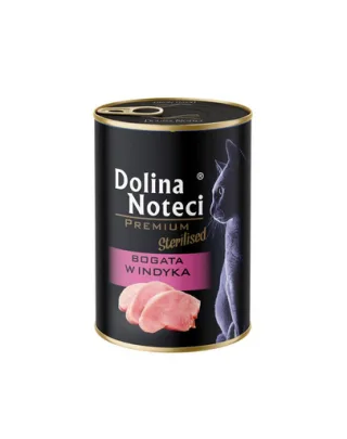 DOLINA NOTECI Premium Sterilised hrană pisici sterilizate 400 g curcan
