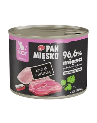 PAN MIĘSKO Hrană umedă pentru pisoi cu pui și vițel 200 g