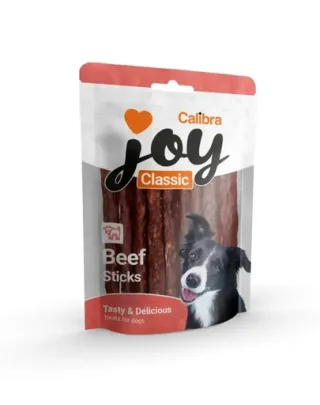 CALIBRA Dog Joy Classic Beef Sticks 250 g batoane semi‑umede de vită pentru câini