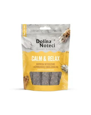 DOLINA NOTECI Smart Chews Calm &amp; Relax 100g recompense câini, suport în reducerea stresului
