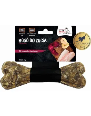 SYTA MICHA Os de ros pentru căței cu vitamine 13,5 cm