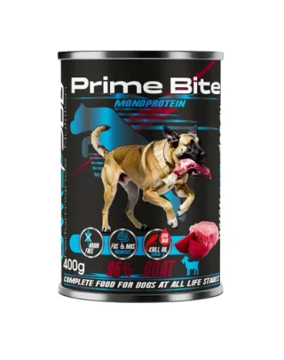 GAME DOG Prime Bite vită și morcov 400g hrană umedă câini activi