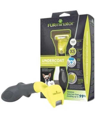 FURMINATOR Undercoat DeShedding pentru caini de talie foarte mica, cu parul scurt