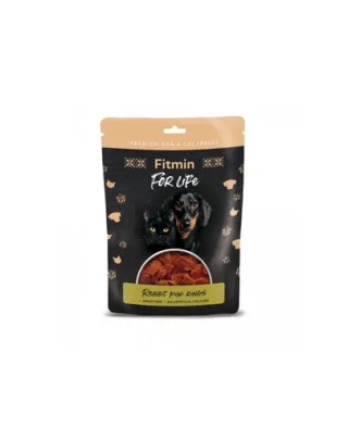 FITMIN For Life Rabbit Mini Rings gustare cu iepure pentru câini și pisici 70g