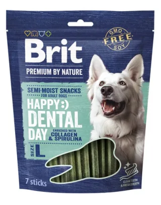 BRIT Premium Dog Dental Semi-moist Snack L 250 g snack dentar semi-umed pentru câini medii și mari