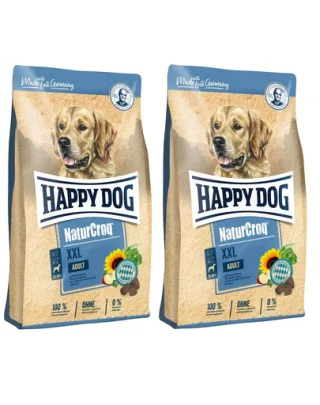 HAPPY DOG NaturCroq XXL Adult Hrana uscata pentru caini adulti de talie foarte mare 2x 15 kg ( 30kg )