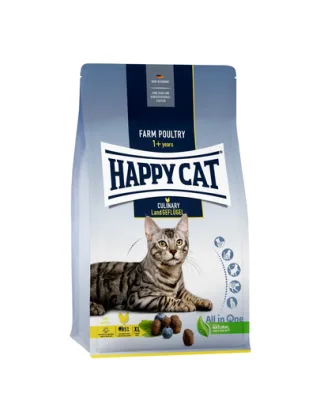 HAPPY CAT Culinary hrana uscata pentru pisici adulte, cu pasare de curte 10 kg