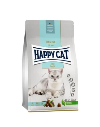 HAPPY CAT Sensitive Light hrana uscata pentru pisici adulte cu sistem digestiv sensibil 10 kg