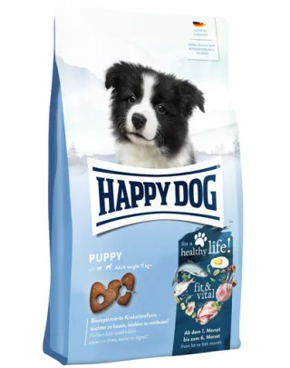 HAPPY DOG Supreme Fit&amp;Vital Puppy Hrana uscata pentru catei, cu pasare 10 kg