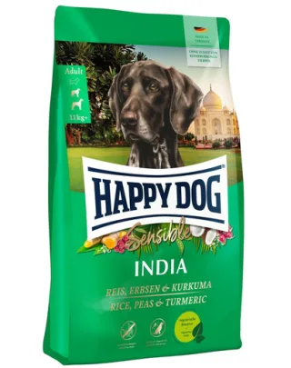 HAPPY DOG Sensible India Hrana uscata pentru caini adulti, cu orez 10 kg