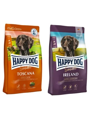 HAPPY DOG Supreme toscana 12.5 kg + HAPPY DOG Supreme Irland 12.5 kg hrana premium caini adulti