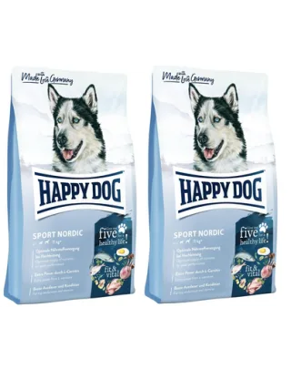 HAPPY DOG Supreme Fit&amp;Vital Sport Adult Nordic 28 kg (2x14 kg) hrana caini adulti